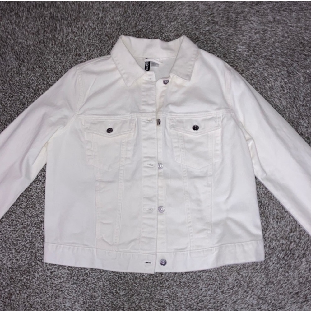 Brand new white jacket.